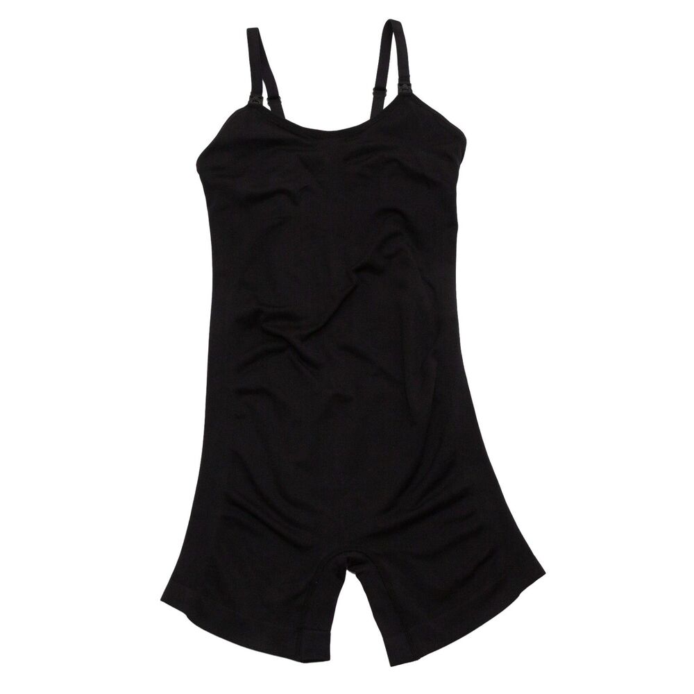 BRLIDO Small S Women's Black Seamless Shapewear Bodysuit Shaper Shorts